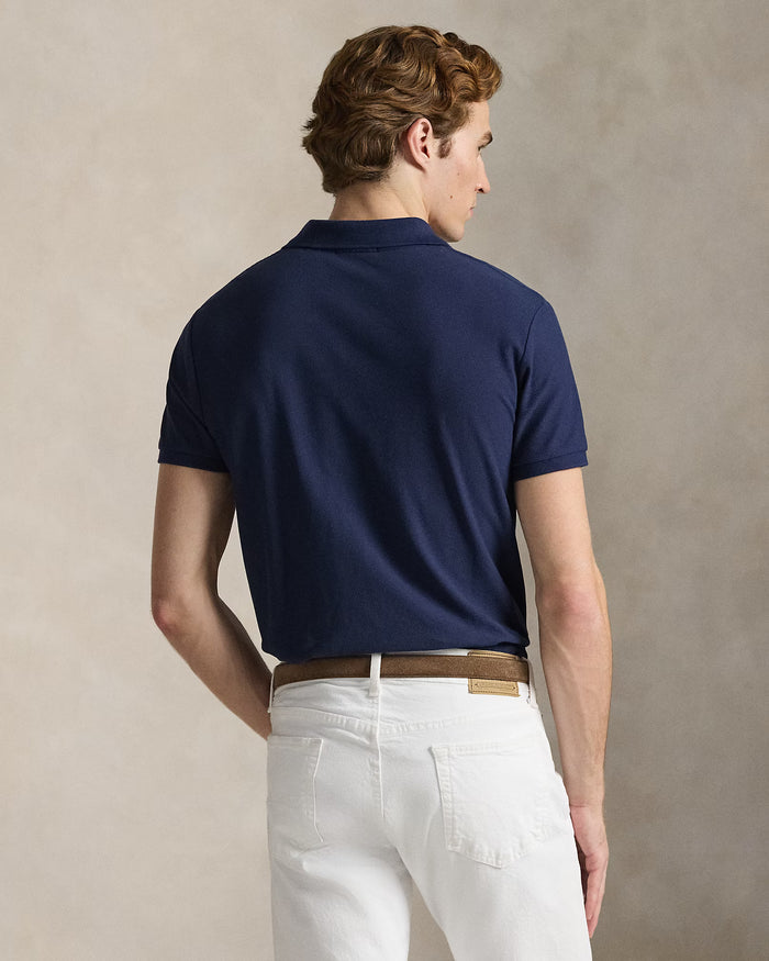 Honeycomb Polo in Cruise Navy - Madison's Niche