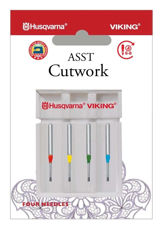 HUSQVARNA® VIKING® Cutwork Needles Assorted 4-Pack -- Product Image