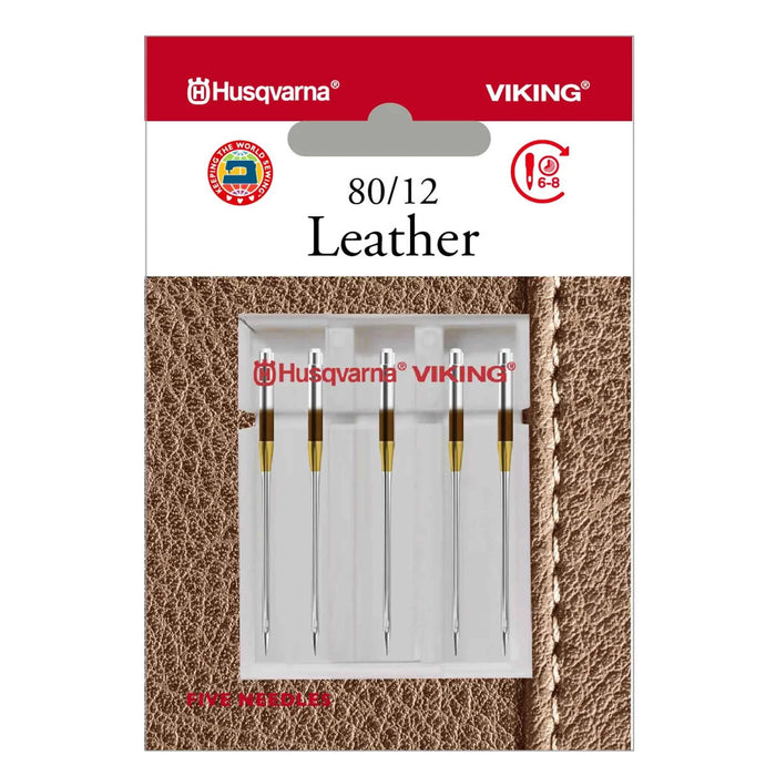 HUSQVARNA® VIKING® Leather Needle Size 80/12, 5-Pack -- Product Image