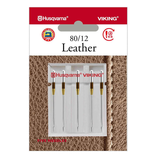 HUSQVARNA® VIKING® Leather Needle Size 80/12, 5-Pack -- Product Image