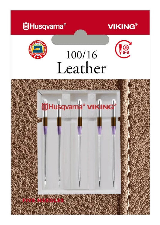 HUSQVARNA® VIKING® Leather Needles Size 100/16 5-Pack -- Product Image