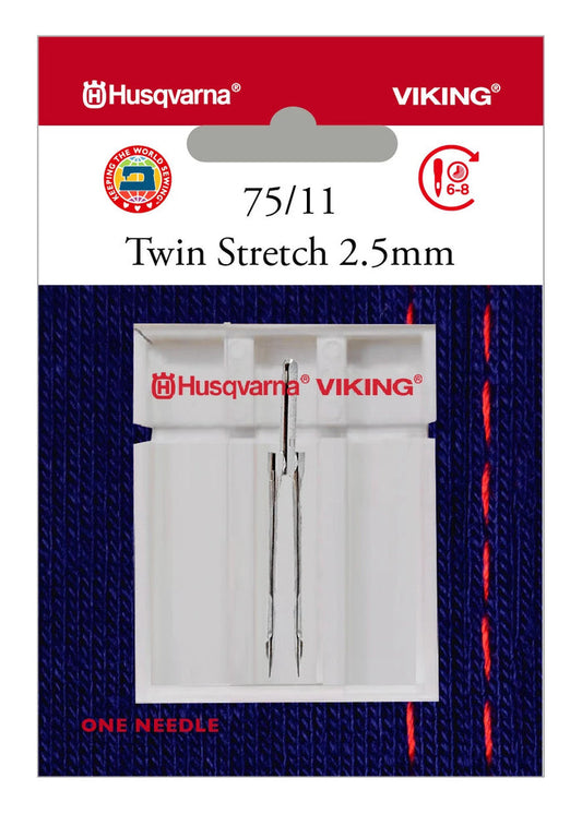 HUSQVARNA® VIKING® Twin Stretch 2.5mm Needle Size 75/11 -- Product Image