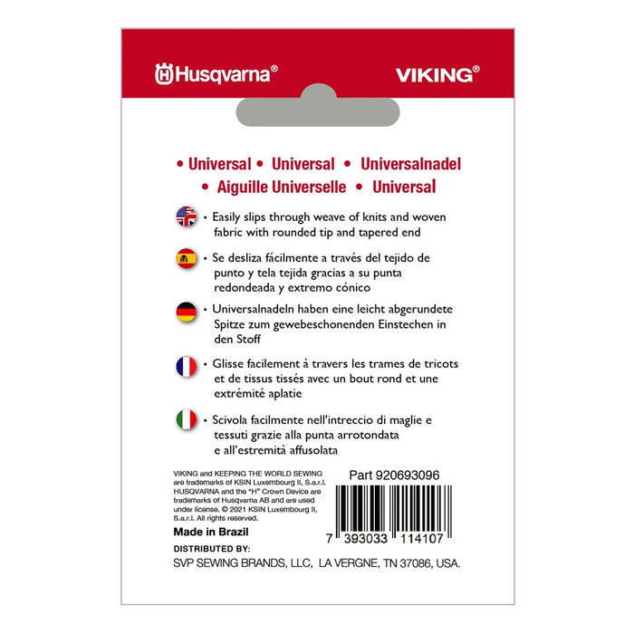 HUSQVARNA® VIKING® Universal Needle Size 70/10, 10-Pack -- Product Image