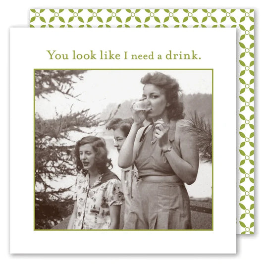 I Need A Drink Napkin - Madison's Niche