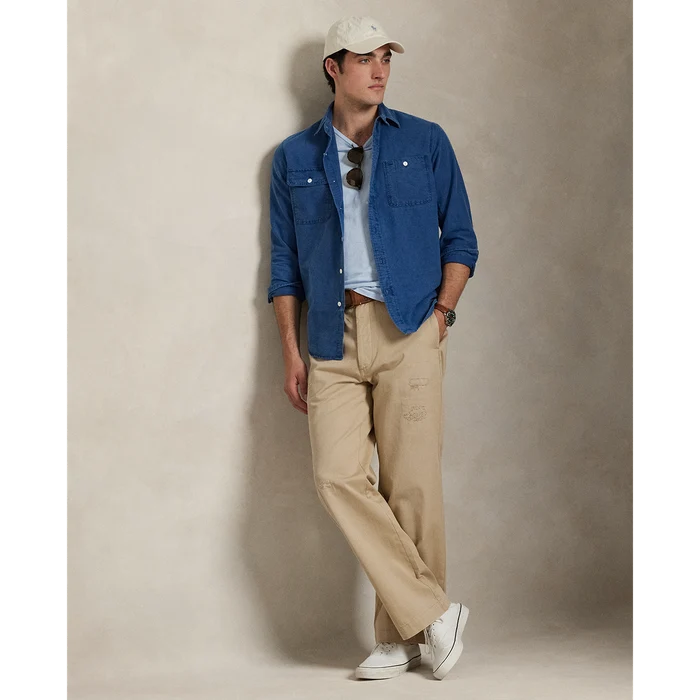 Indigo Dungaree Workshirt - Madison's Niche
