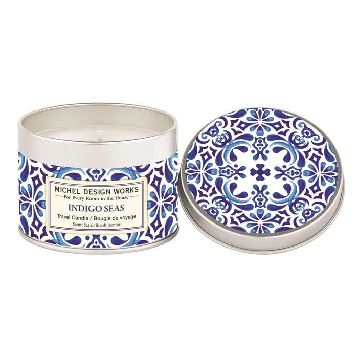 Indigo Seas Candle Tin - Madison's Niche