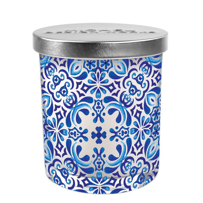 Indigo Seas Glass Candle - Madison's Niche
