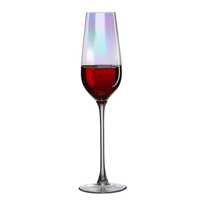 Iridescent Champagne Flutes Glasses - Madison's Niche