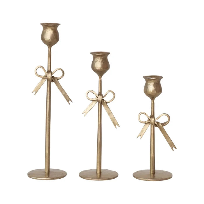 Iron Bow Taper Holder - Madison's Niche