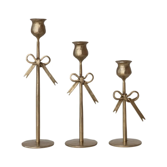 Iron Bow Taper Holder - Madison's Niche