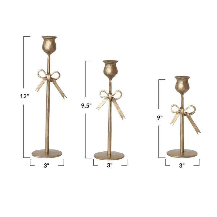Iron Bow Taper Holder - Madison's Niche