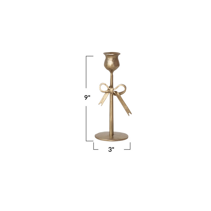 Iron Bow Taper Holder - Madison's Niche