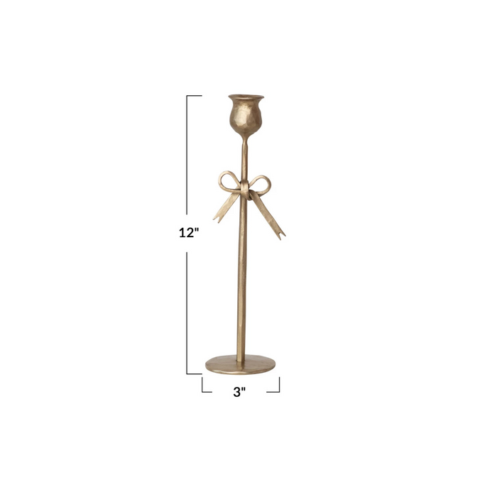 Iron Bow Taper Holder - Madison's Niche