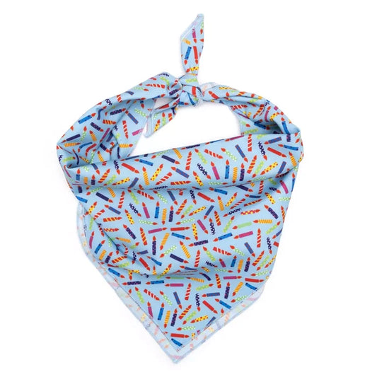 It's My Birthday Bandana in Blue - Madison's Niche