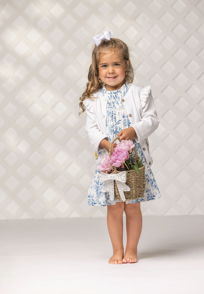 Ivory Floral Cardigan - Madison's Niche
