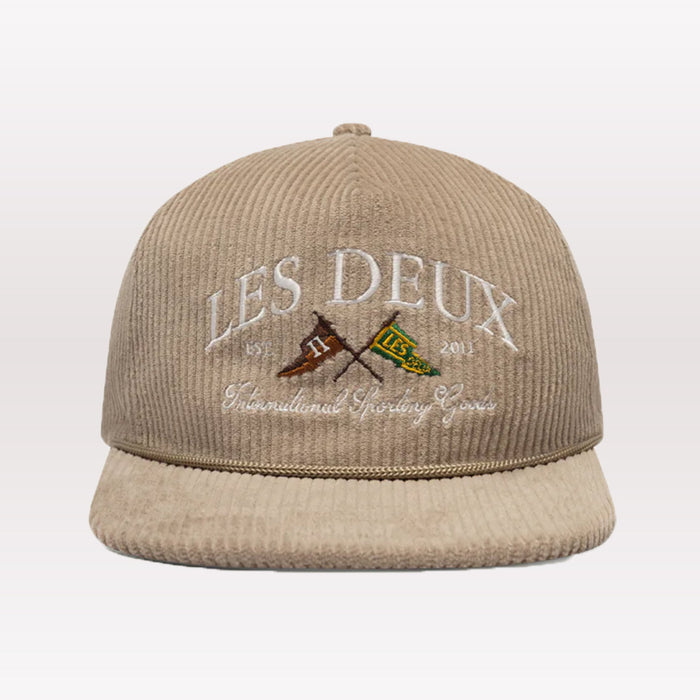 Ivy League Corduroy Cap - Dark Sand