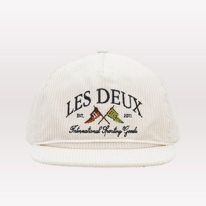 Ivy League Corduroy Cap - Ivory