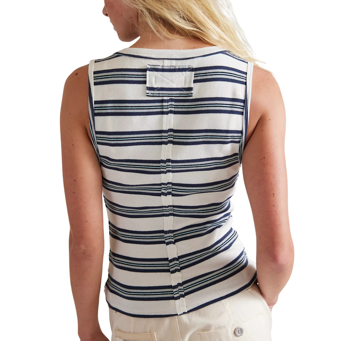 Jamie Henley Striped in White - Madison's Niche