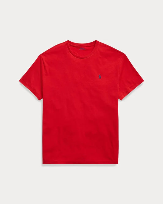 Jersey Crewneck T-Shirt in Red
