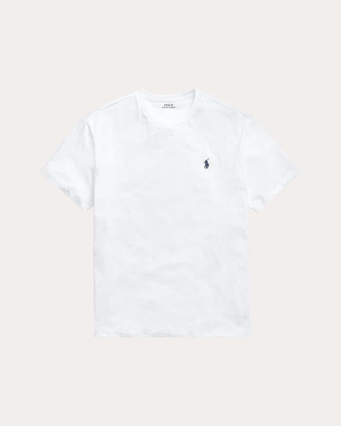 Jersey Crewneck T-Shirt in White - Madison's Niche
