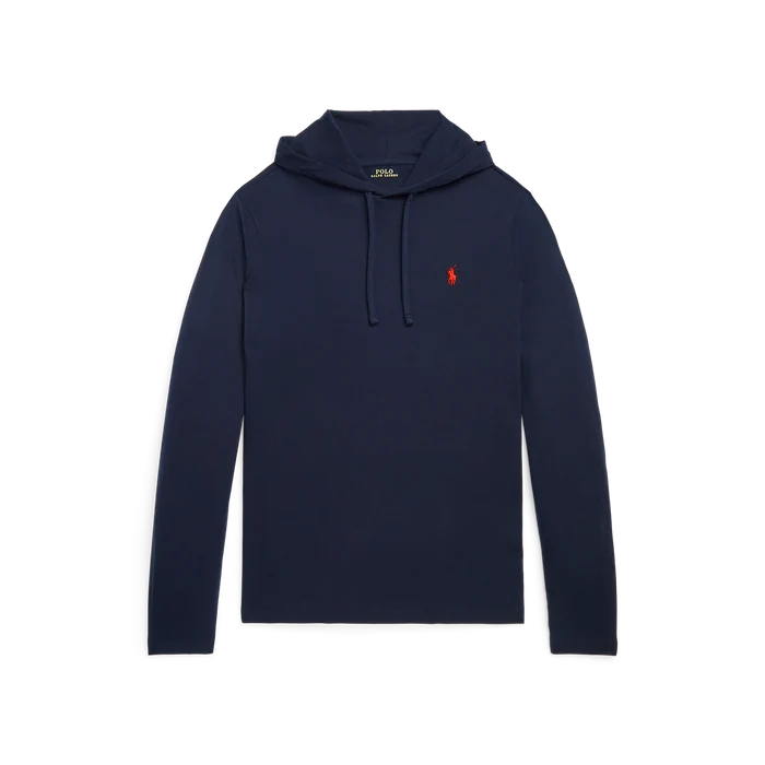 Jersey Hooded T-Shirt in Ink - Madison's Niche