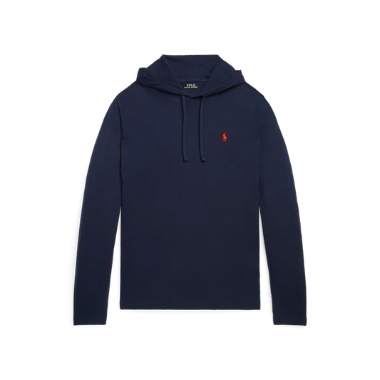 Jersey Hooded T-Shirt in Ink - Madison's Niche