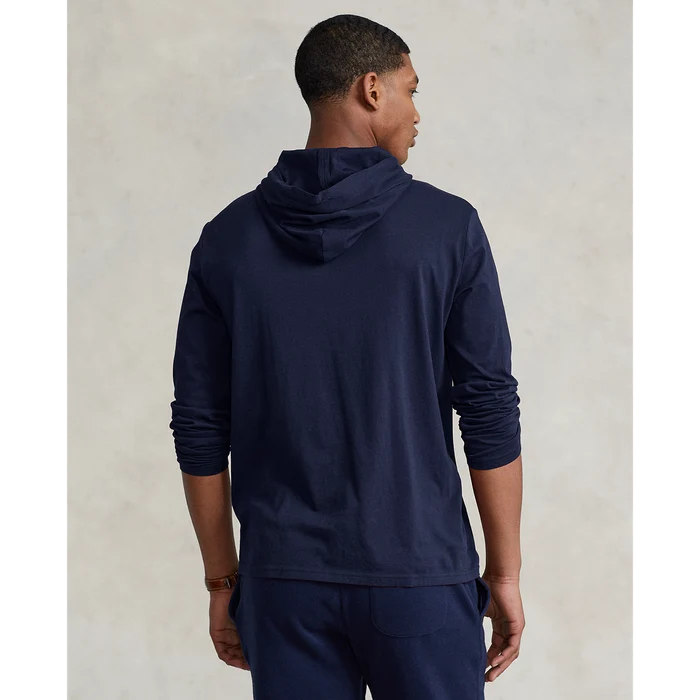 Jersey Hooded T-Shirt in Ink - Madison's Niche
