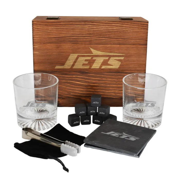 Jets Boxed Drinkware Set - Madison's Niche