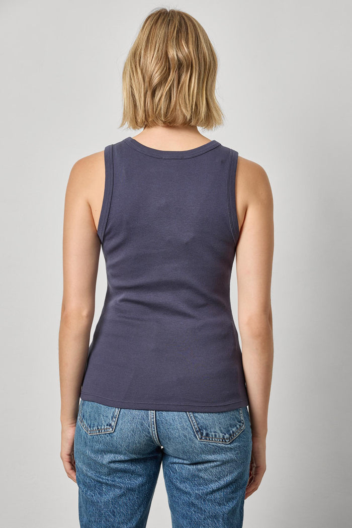 Jewel Tank in Dark Navy - Madison's Niche