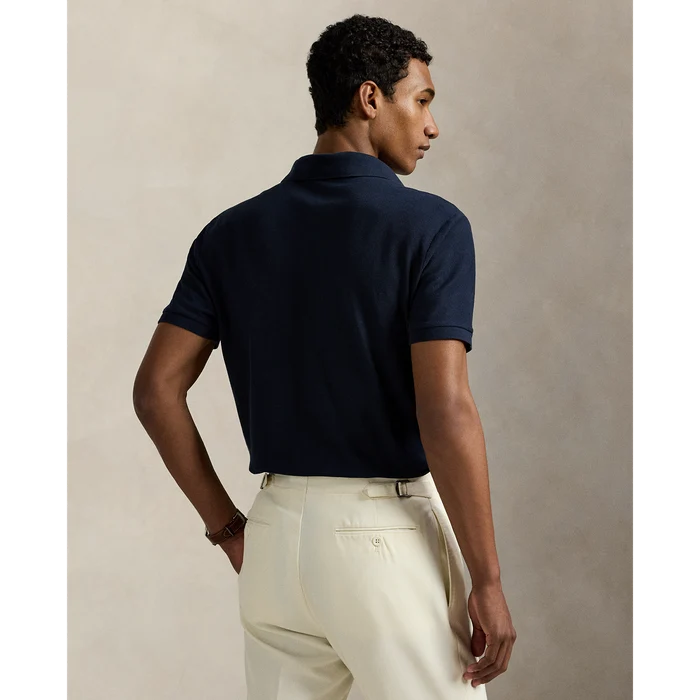 Johnny Collar Polo in Aviator Navy - Madison's Niche