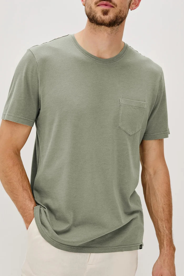 Johnny Tee In Olive - Madison's Niche