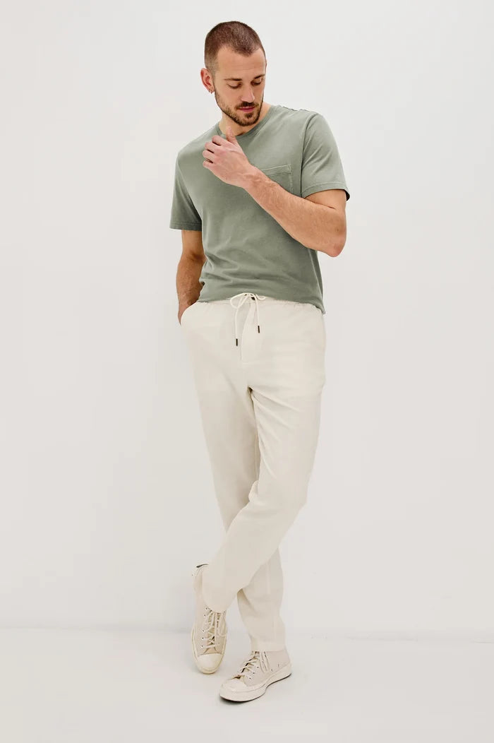 Johnny Tee In Olive - Madison's Niche