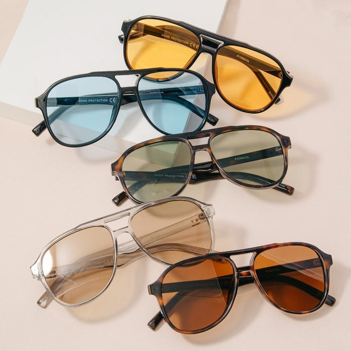 Joy Aviator Sunglasses in Orange - Madison's Niche