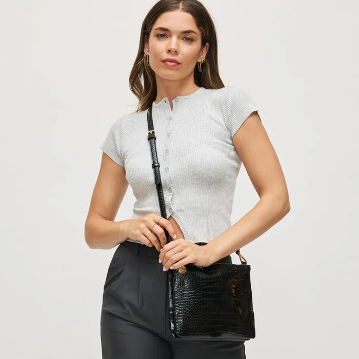 Judy Crossbody in Black - Madison's Niche