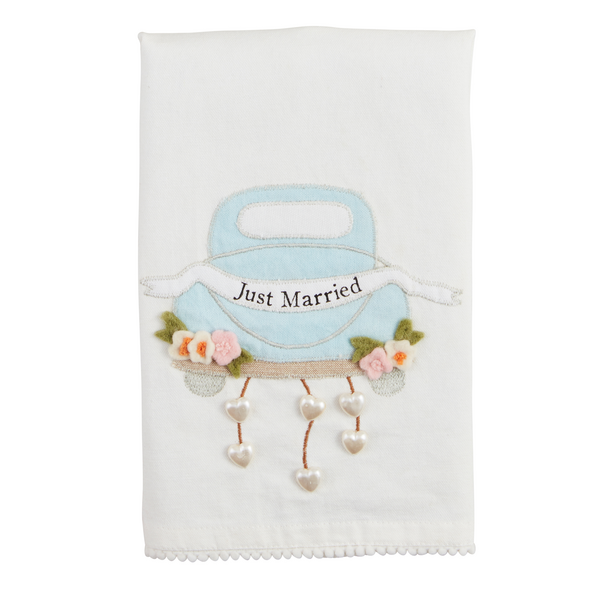 Just Married Wedding Towel - Madison's Niche