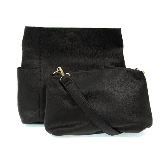 Kayleigh Bucket Bag in Black - Madison's Niche