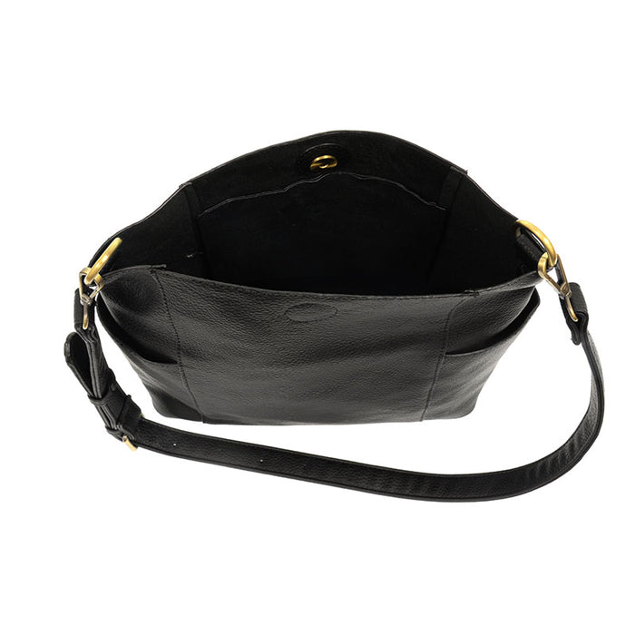 Kayleigh Bucket Bag in Black - Madison's Niche