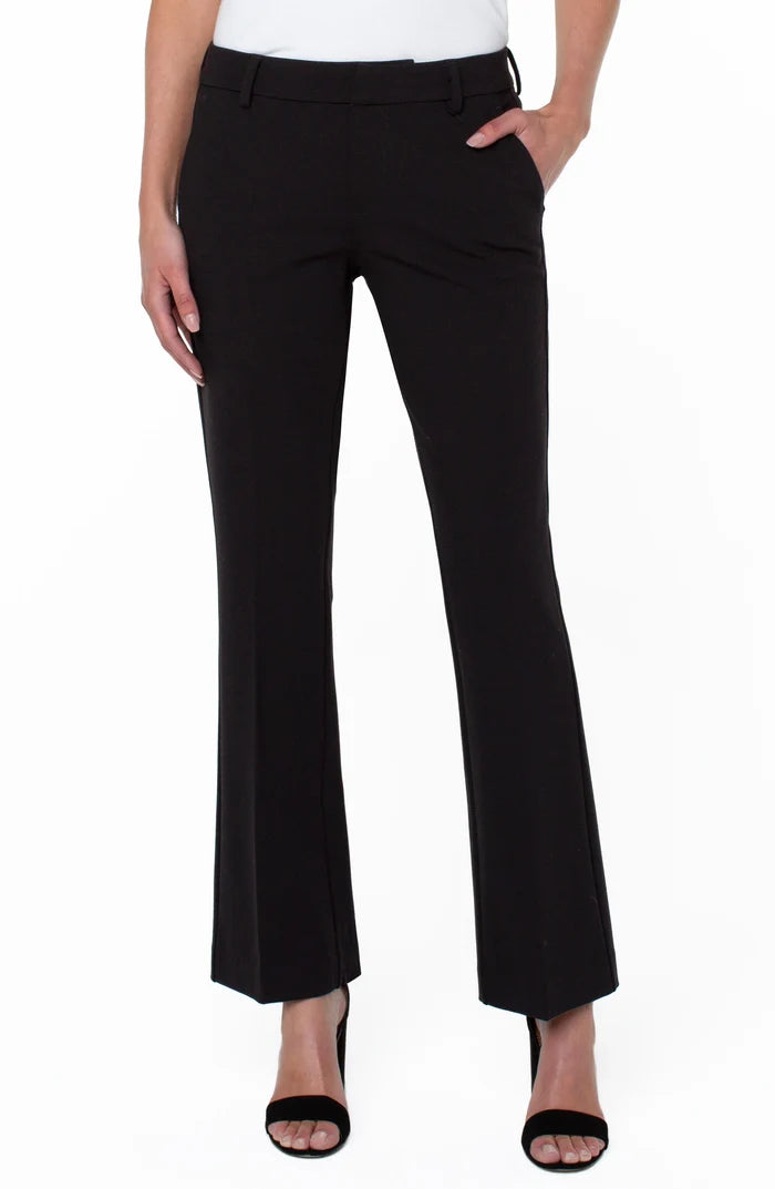 Kelsey Flare Trouser in Black - Madison's Niche