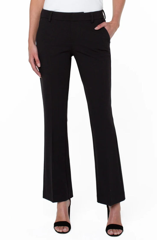 Kelsey Flare Trouser in Black - Madison's Niche
