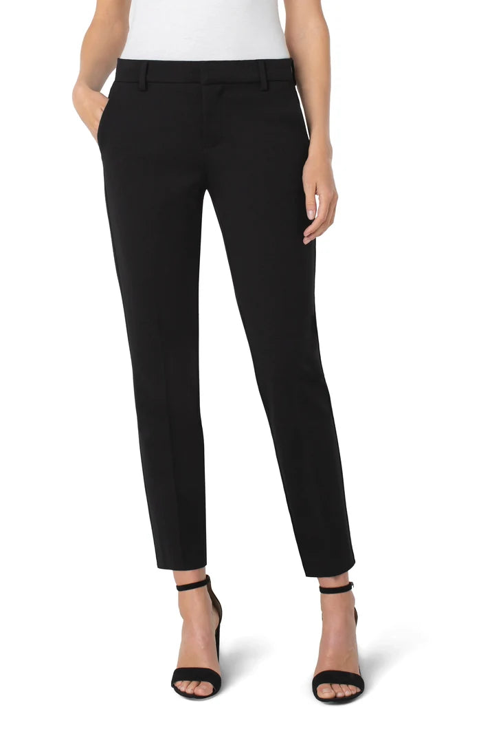 Kelsey Knit Trouser in Black - Madison's Niche