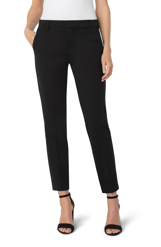 Kelsey Knit Trouser in Black - Madison's Niche