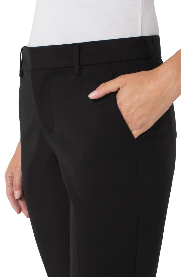 Kelsey Knit Trouser in Black - Madison's Niche