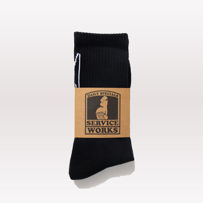 Knife & Forks Socks - Black
