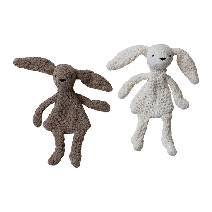 Knit Chenille Bunny - Madison's Niche