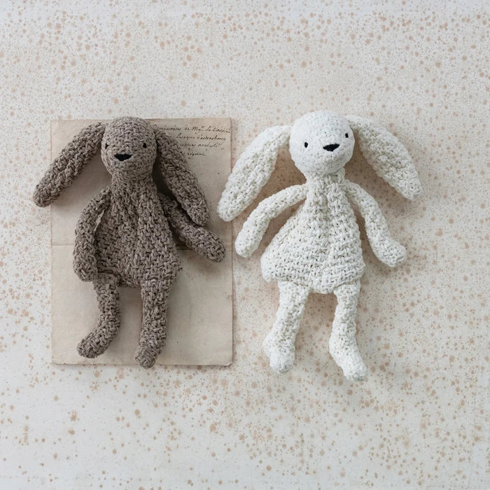 Knit Chenille Bunny - Madison's Niche