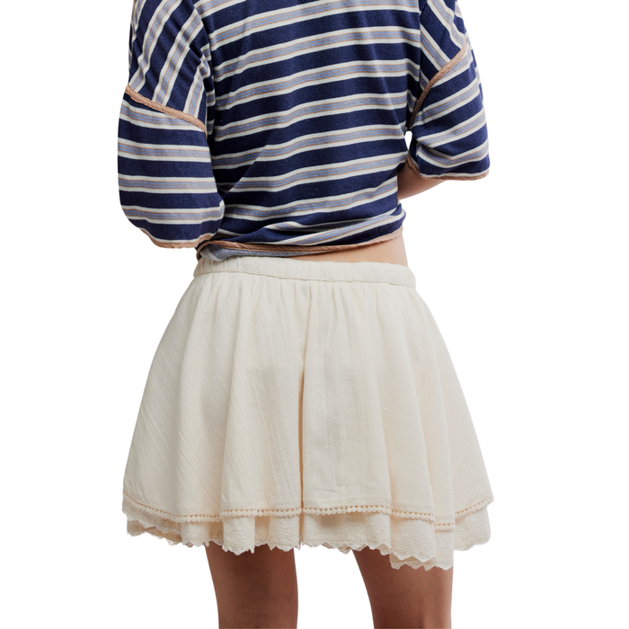 Lady Tulip Mini Skirt in Tea - Madison's Niche