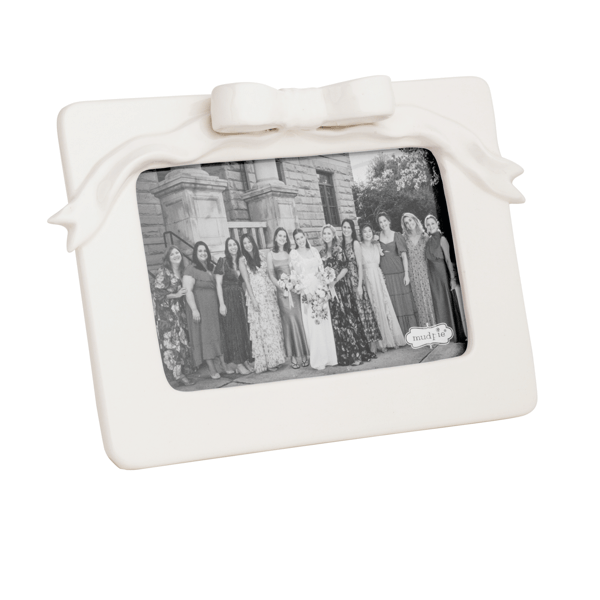Large Bow Ceramic Frame - Madison's Niche