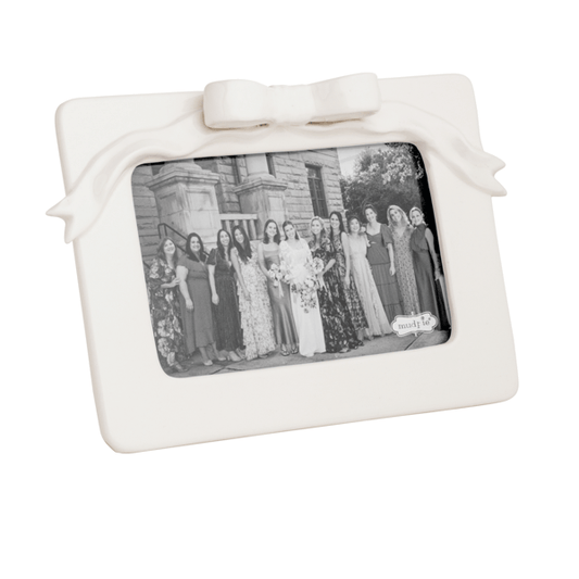 Large Bow Ceramic Frame - Madison's Niche
