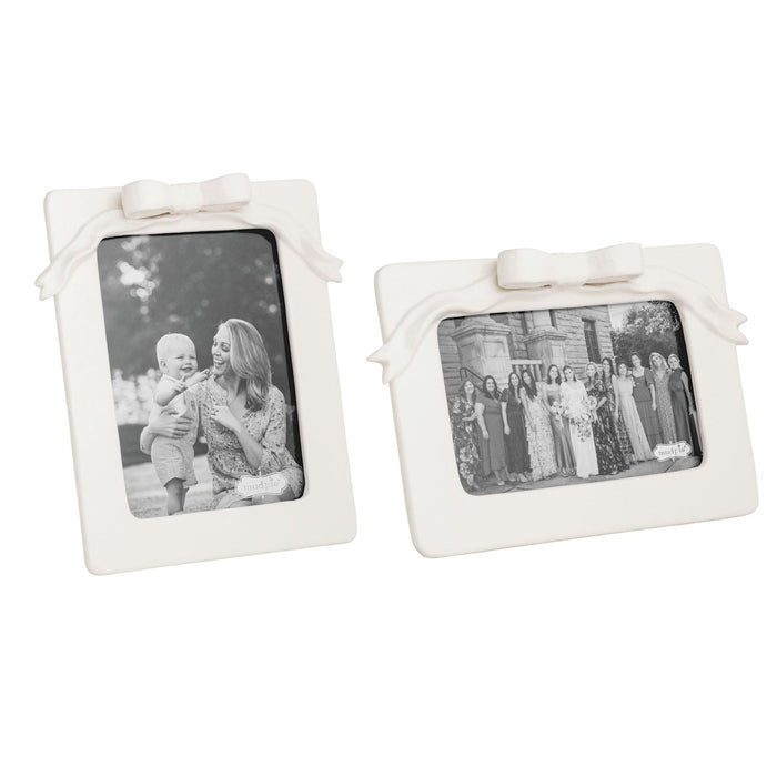 Large Bow Ceramic Frame - Madison's Niche