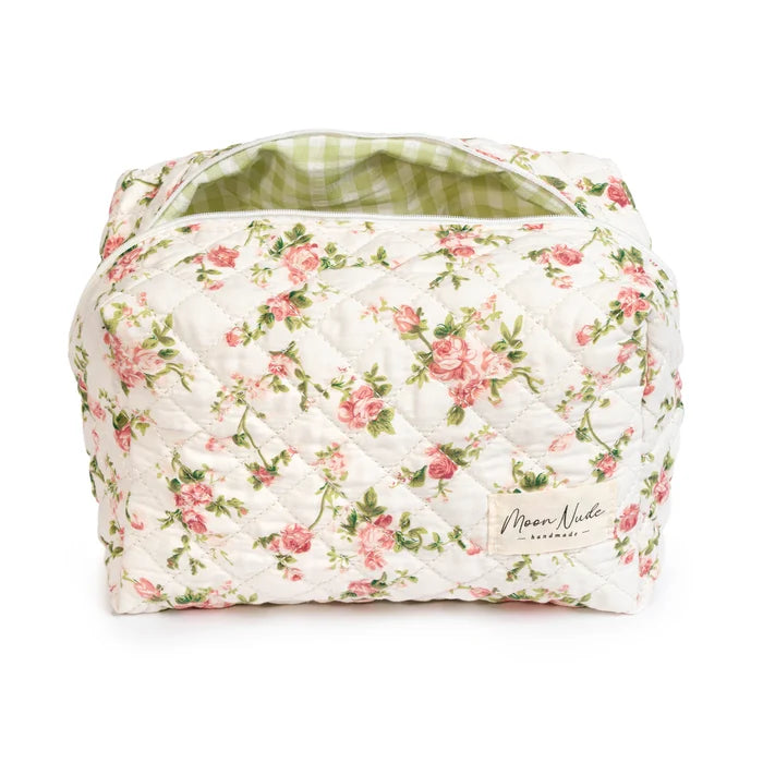 Large Makeup Bag- Roze - Madison's Niche